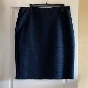 Navy blue skirt